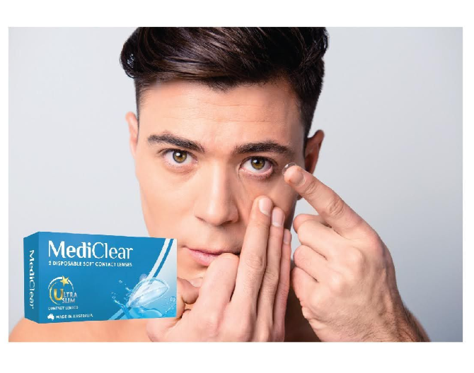 Kính Áp Tròng Australia Cận Thị Không Màu Mediclear 3 tháng